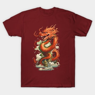 Year of the Dragon 2024 Zodiac Lunar T-Shirt